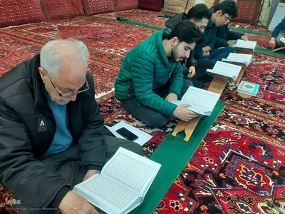 محفل جزء خوانی قرآن کریم در اهر