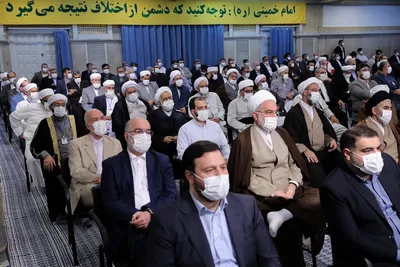 mam Khamenei reuniu-se com participantes da Unidade Islâmica Conf. e gov. funcionários+fotos