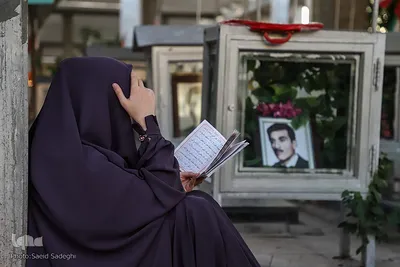 دعای روز عرفه در گلزار شهدای وادی رحمت تبریز