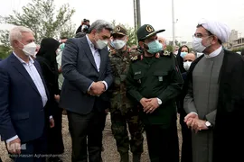 مراسم رونمایی از تندیس سپهبد شهید، سردار حاج قاسم سلیمانی در تقاطع بزرگراه شهید قاسم سلیمانی و بزرگراه شهید مدرس