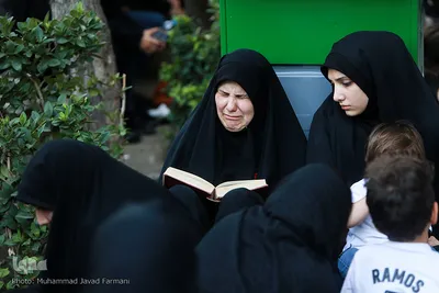 مراسم دعای عرفه در خیابان سعدی تهران