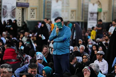 مراسم دعای عرفه در حرم مطهر رضوی