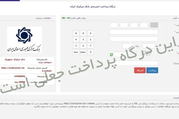 بانک مرکزی هیچ‌گونه درگاه پرداخت بانکی ندارد/ مردم اطلاعات حساب‌شان را افشا نکنند