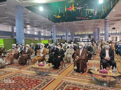 گردهمایی علما و روحانیون با حضور حجت‌الاسلام علی اکبری در بیرجند