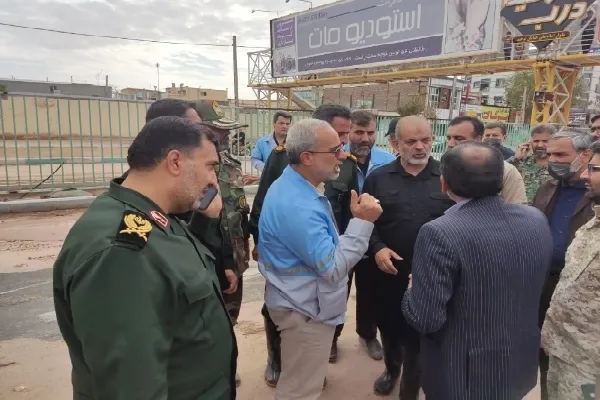 بازدید وزیر کشور از مناطق سیل‌زده رفسنجان