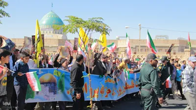 راهپیمایی محکومیت جنایات رژیم صهیونستی و حمایت از مردم مظلوم لبنان و فلسطین