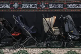 مراسم شیرخوارگان حسینی در حرم عبدالعظیم حسنی
