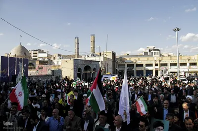 اجتماع مردم شهرکرد برای تشکر از سپاه پاسداران انقلاب اسلامی‎