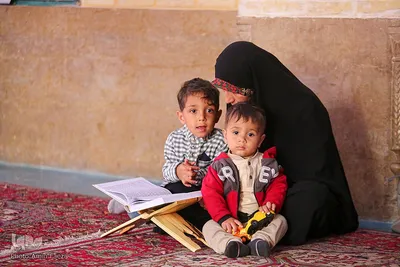 محفل انس با قرآن کریم در مسجد نصیرالملک‎‎