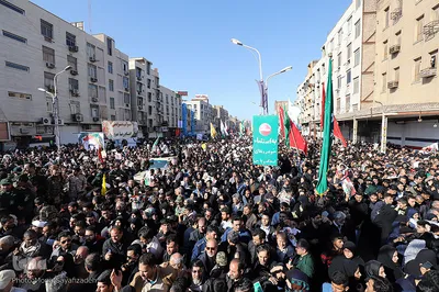 تشییع پیکر مطهر سپهبد شهید قاسم سلیمانی، سردار ایران در اهواز