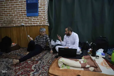 مراسم معنوی اعتکاف در تبریز