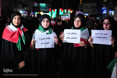 اجتماع بانوان فاطمی اهواز در حمایت از حجاب