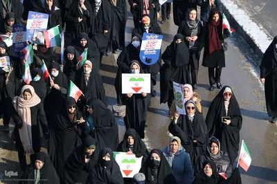 حضور باشکوه مردم همدان در راهپیمایی یوم الله ۲۲ بهمن‎