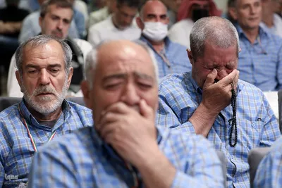 کمیل با شکوه زائران ایرانی در کنار حرم نبوی(ص)