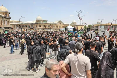 دسته عزاداری روز عاشورا در همدان‎