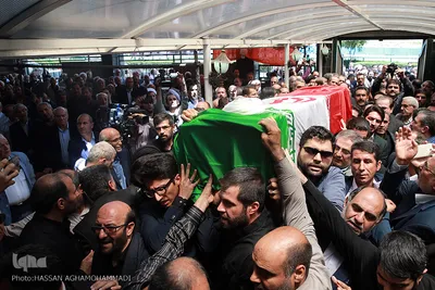 مراسم تشییع پیکر مرحوم حجت الاسلام «احمد احمدی» عضو  فقید شورای عالی انقلاب فرهنگی