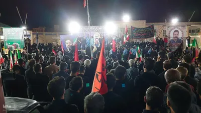 تشییع پیکر شهید «احمد رضایی کمال‌آباد» در نایین