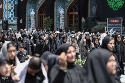مراسم تاسوعای حسینی در امام زاده صالح(ع) تجریش