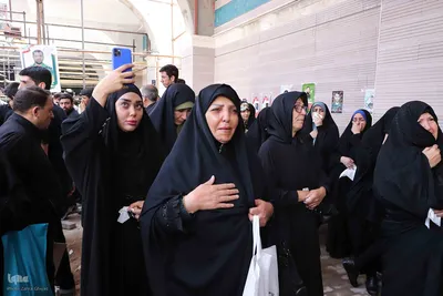 تشییع پیکر دو شهید قرآن آموز در تبریز