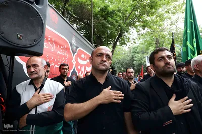 تجمع بزرگ عزاداران حسینی در شهرستان اهر