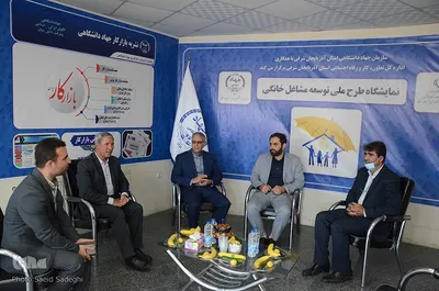 بازدید معاون وزیر تعاون، کار و رفاه اجتماعی از نمایشگاه طرح ملی توسعه مشاغل خانگی‎‎‎‎