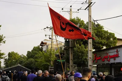 مراسم پیاده‌روی جاماندگان اربعین در شهرستان ملایر