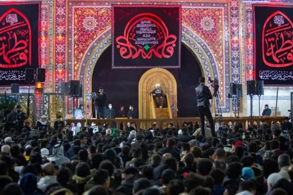 گرامیداشت سالروز شهادت حضرت زهرا(س) در آستان مقدس عباسی + عکس