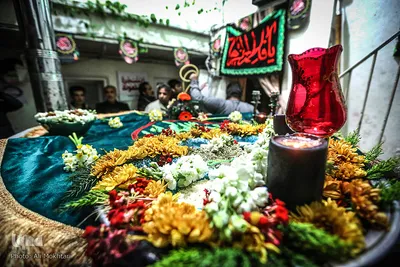 تزئین روی دیگ سمنو