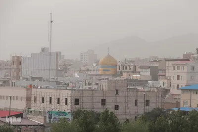 هجوم ریزگرد ها به زنجان‎‎