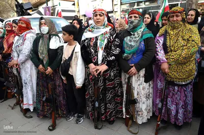 اجتماع و رزمایش بزرگ دو هزار نفری دختران جانفدای ایران در اهر