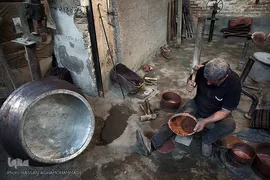 هنر چکش کاری روی مس