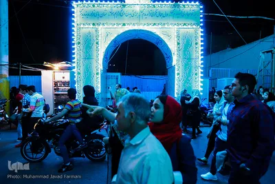 آذین‎بندی و جشن شب نیمه شعبان

