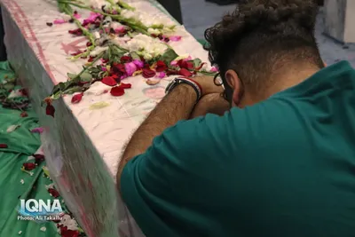 وداع ملایری‌ها با شهید علیرضا فتحی