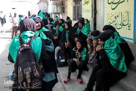 زائران پیاده امام رضا(ع)