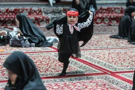 مراسم شیرخوارگان حسینی در حرم عبدالعظیم حسنی
