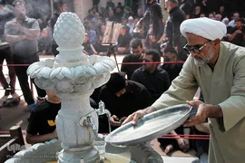 آیین سنتی عزاداری هیآت مذهبی در مسجد آخوند ملا اسماعیل شهرستان یزد
