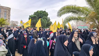مراسم راهپیمایی ۲۲ بهمن در کاشان
