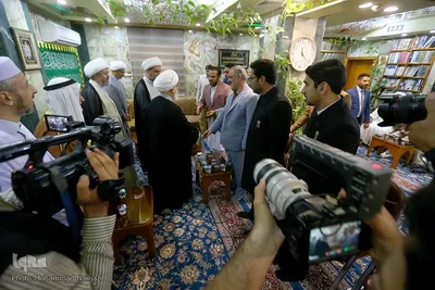 دیدار متولی شرعی حرم حسینی با داوران و متسابقان جایزه کربلا