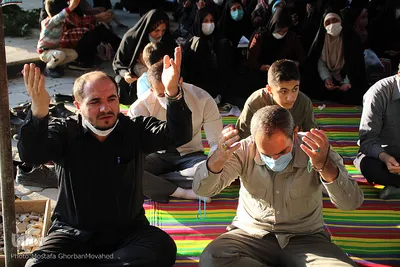مراسم معنوی دعای عرفه در اهر