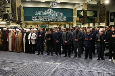 سومین شب عزاداری فاطمیه در حسینیه امام خمینی(ره)