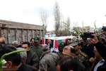 مراسم تشییع و تدفین شهید "احسان غمی تازه کندی" اولین شهید اهری جنگ رمضان در اهر