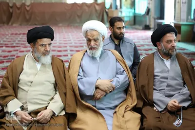 مراسم چهلمین روز ارتحال آیت‌الله سیدعلی شفیعی