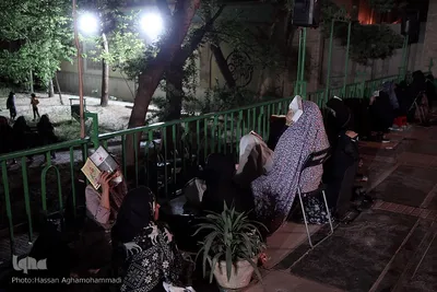 مراسم احیای شب بیست و سوم ماه مبارک رمضان، در بقعه متبرکه امامزاده سید جعفر(ع) و حمیده خاتون (س) باغ‌ فیض
