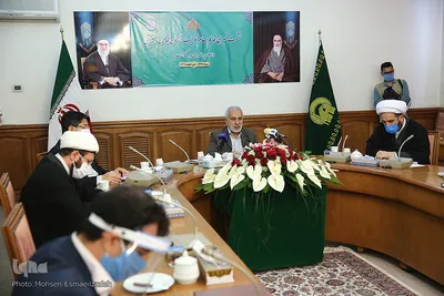 نشست خبری مصطفی خاکسار قهرودی، قائم مقام تولیت آستان قدس رضوی