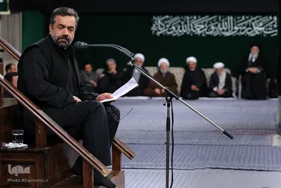 مراسم عزاداری شب شهادت حضرت زهرا (س) در حسینه امام خمینی(ره)