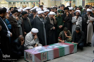 تشییع روحانی شهید مدافع حرم، حجت الاسلام محمد حسن دهقانی