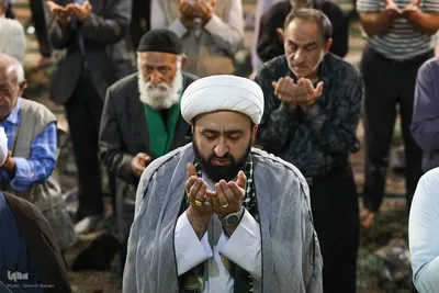 نماز عید قربان در حرم حضرت عبدالعظيم(ع)