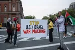 Manifestation devant la Maison Blanche à l'arrivée de Netanyahu à Washington