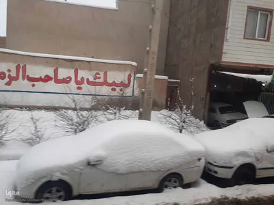 طبیعت برفی مناطق شهری و روستایی اهر