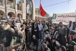 فیلم | عزاداری مردم لرستان در رسای رهبر شهید در مصلی تهران